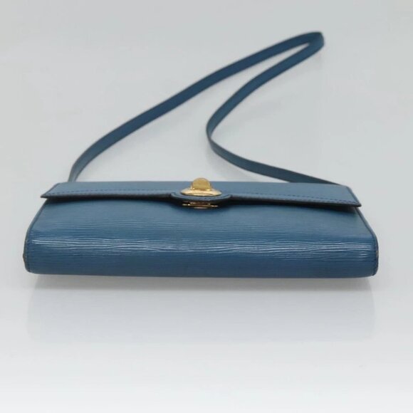 LOUIS VUITTON Epi Pochette Arche Shoulder Bag Blue - Picture 5 of 15